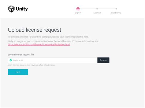 how to activate unity license.